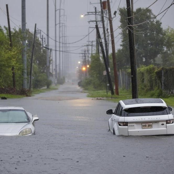 An ER nurse says it was 'second nature' to rescue a man trapped in hurricane floodwaters